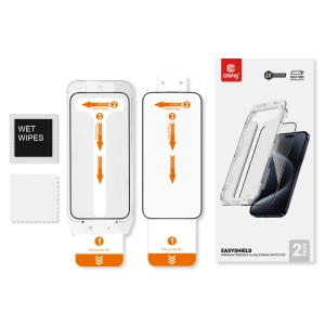 Hurtownia GSM - Sticlă temperată Crong EasyShield Apple iPhone 15 Plus [2 PACK] - CRG766 - {ean13} - Hurt