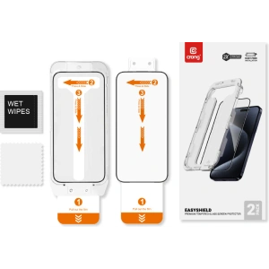 Hurtownia GSM - Gehärtetes Glas Crong EasyShield Apple iPhone 14 / iPhone 13 / iPhone 13 Pro [2 PACK] - CRG769 - {ean13} - Hurt