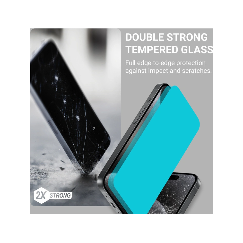 Hurtownia GSM - Gehärtetes Glas Crong EasyShield Apple iPhone 14 / iPhone 13 / iPhone 13 Pro [2 PACK] - CRG769 - {ean13} - Hurt