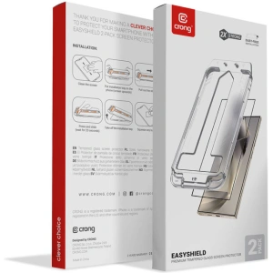 Hurtownia GSM - Gehärtetes Glas Crong EasyShield Samsung Galaxy S24 Ultra [2 PACK] - CRG773 - {ean13} - Hurt