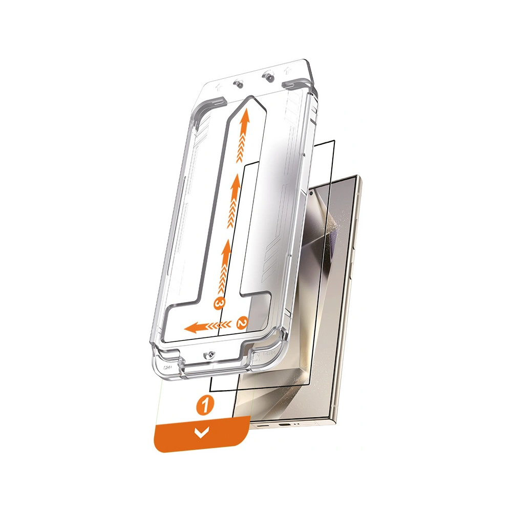 Hurtownia GSM - Szkło hartowane Crong EasyShield Samsung Galaxy S24 Ultra [2 PACK] - CRG773 - {ean13} - Hurt
