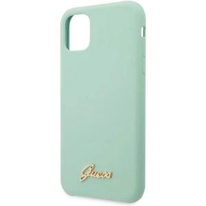 Hurtownia GSM - Etui Guess GUHCN65LSLMGG Apple iPhone 11 Pro Max grün/hard case Silikon Vintage Gold Logo - GUE274GRN - {ean13} - Hurt