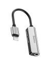 Hurtownia GSM - Adapter Audio Baseus L52 Lightning do Mini Jack 3.5mm i 2x Lightning (srebrny) - BSU690SLV - {ean13} - Hurt