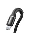 Hurtownia GSM - Kabel lightning z podświetleniem LED Baseus Halo 2.4A 0.5m (czarny) - BSU689BLK - {ean13} - Hurt