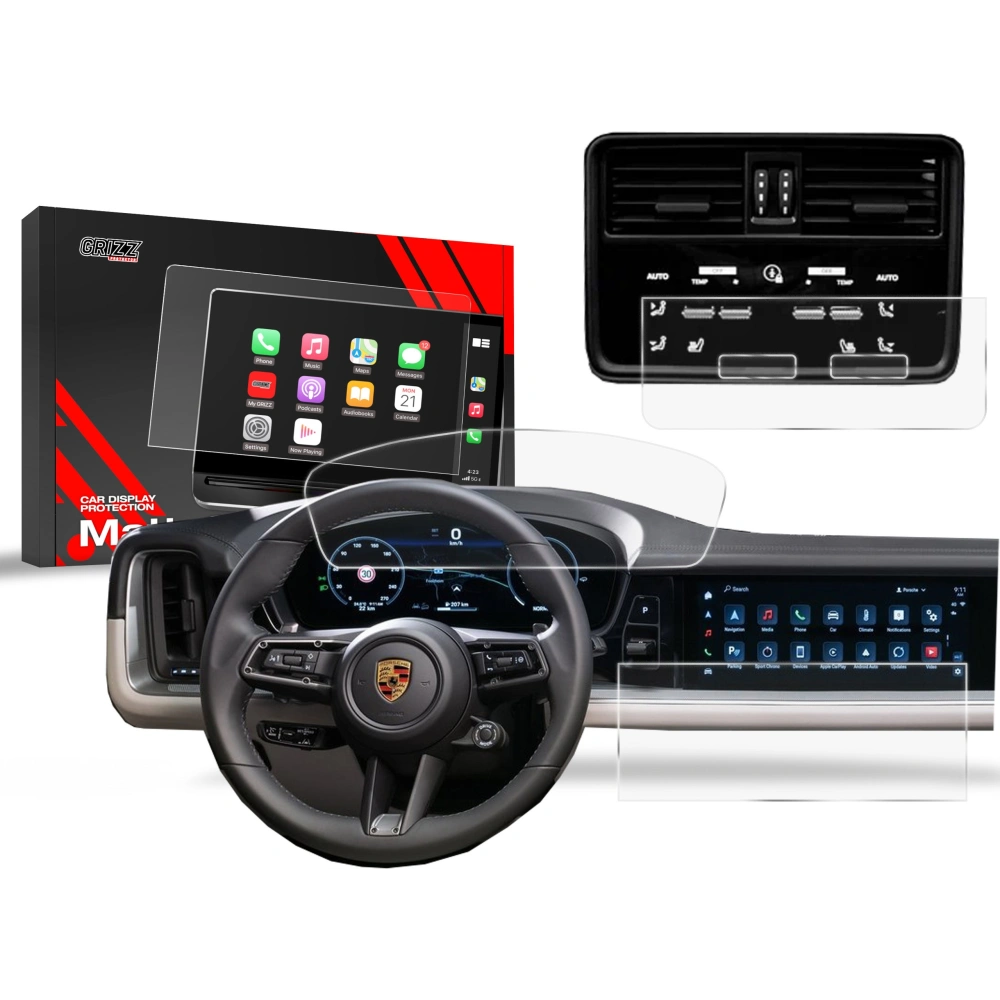 Hurtownia GSM - Matt fólia GrizzGlass CarDisplay védelem Porsche Cayenne 2024-hez [3w1] - GRZ10129 - {ean13} - Hurt