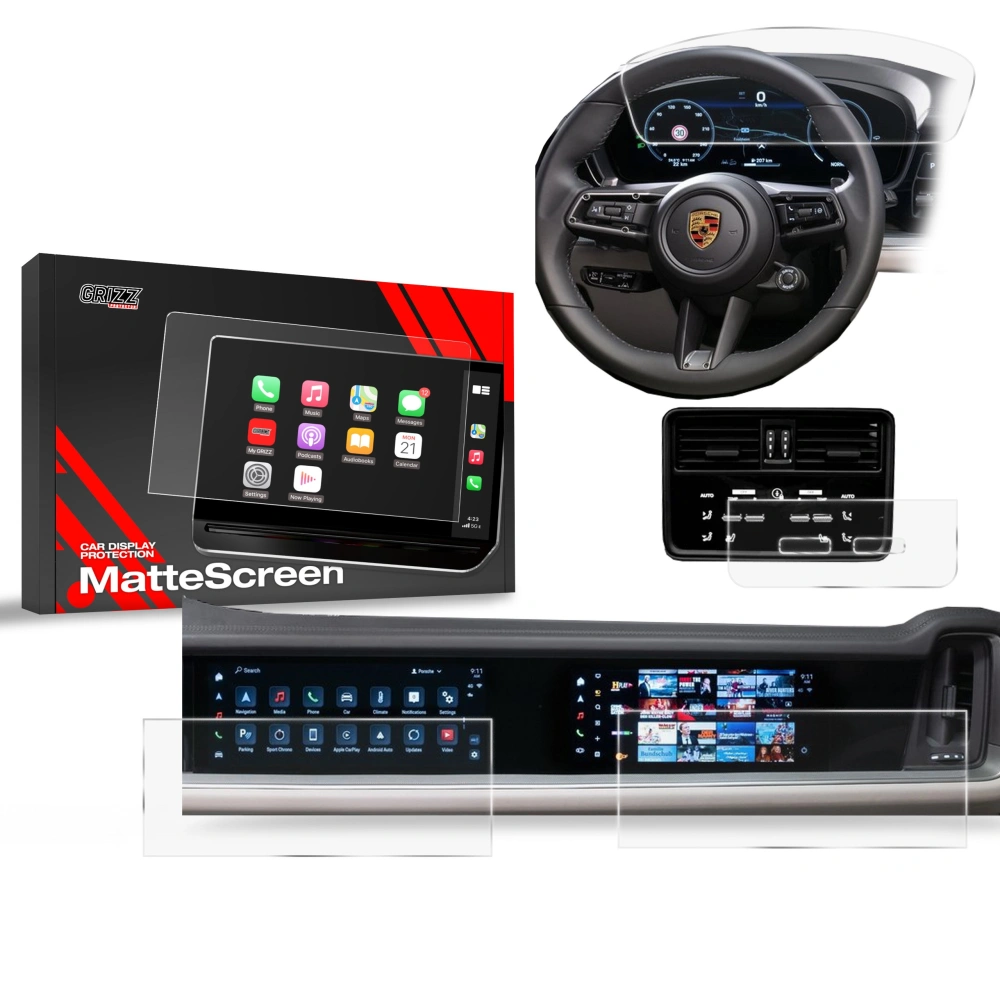 Hurtownia GSM - Fólie matná GrizzGlass CarDisplay Protection pro Porsche Cayenne 2019-2024 [4w1] - GRZ10132 - {ean13} - Hurt