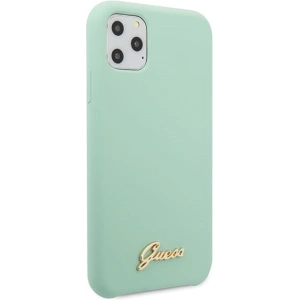 Hurtownia GSM - Etui Guess GUHCN65LSLMGG Apple iPhone 11 Pro Max grün/hard case Silikon Vintage Gold Logo - GUE274GRN - {ean13} - Hurt