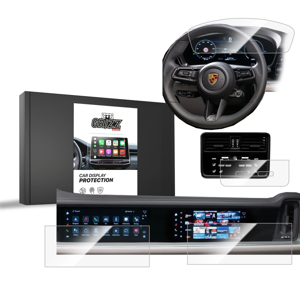 Hurtownia GSM - Kerámia fólia GrizzGlass CarDisplay Protection Porsche Cayenne 2019-2024-hez [4w1] - GRZ10136 - {ean13} - Hurt