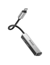 Hurtownia GSM - Adapter Audio Baseus L52 Lightning do Mini Jack 3.5mm i 2x Lightning (srebrny) - BSU690SLV - {ean13} - Hurt