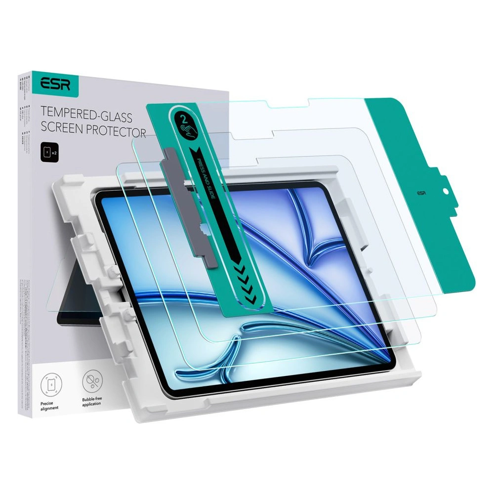 Wholesale ESR Tempered Glass Apple iPad Air 11" 2024 (6 gen) Clear [2 PACK] - ESR815 - {ean13} - Hurt