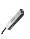 Hurtownia GSM - Adapter Audio Baseus L52 Lightning do Mini Jack 3.5mm i 2x Lightning (srebrny) - BSU690SLV - {ean13} - Hurt
