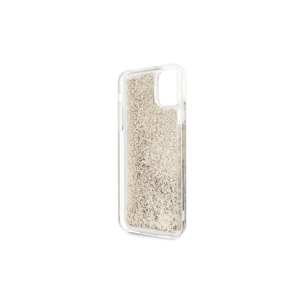 Hurtownia GSM - Karl Lagerfeld KLHCN65TRKSGO iPhone 11 Pro Max gold/glitzernde Unterschrift - KLD186GLD - {ean13} - Hurt