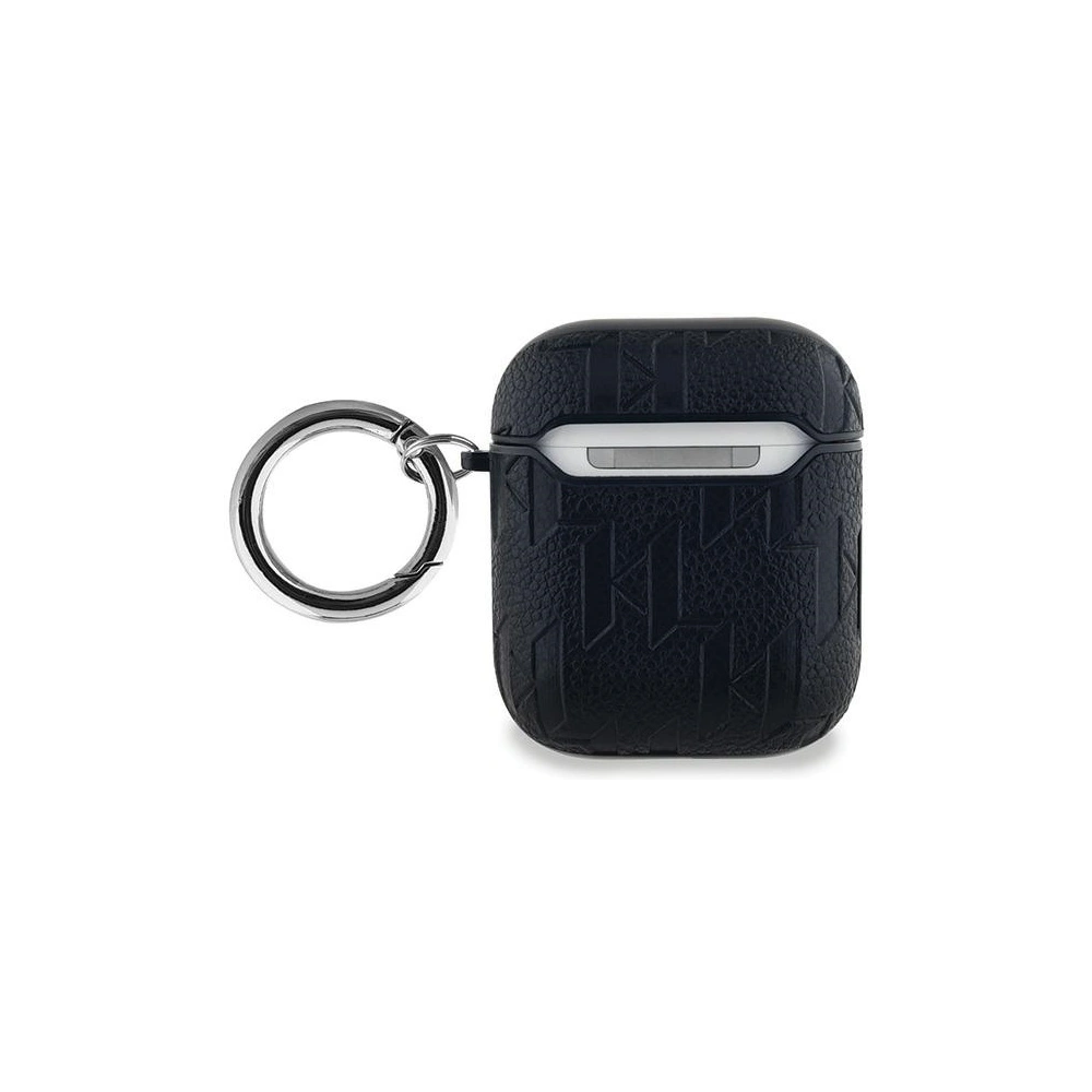 Hurtownia GSM - Etui Karl Lagerfeld KLA2PGCHPK Apple AirPods 1/2 cover Monogram Choupette Head czarny/black - KLD2033 - {ean13} - Hurt