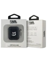 Hurtownia GSM - Etui Karl Lagerfeld KLA2PGCHPK Apple AirPods 1/2 cover Monogram Choupette Head czarny/black - KLD2033 - {ean13} - Hurt