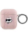 Hurtownia GSM - Etui Karl Lagerfeld KLA2PGCHPP Apple AirPods 1/2 cover Monogram Choupette Head różowy/pink - KLD2034 - {ean13} - Hurt