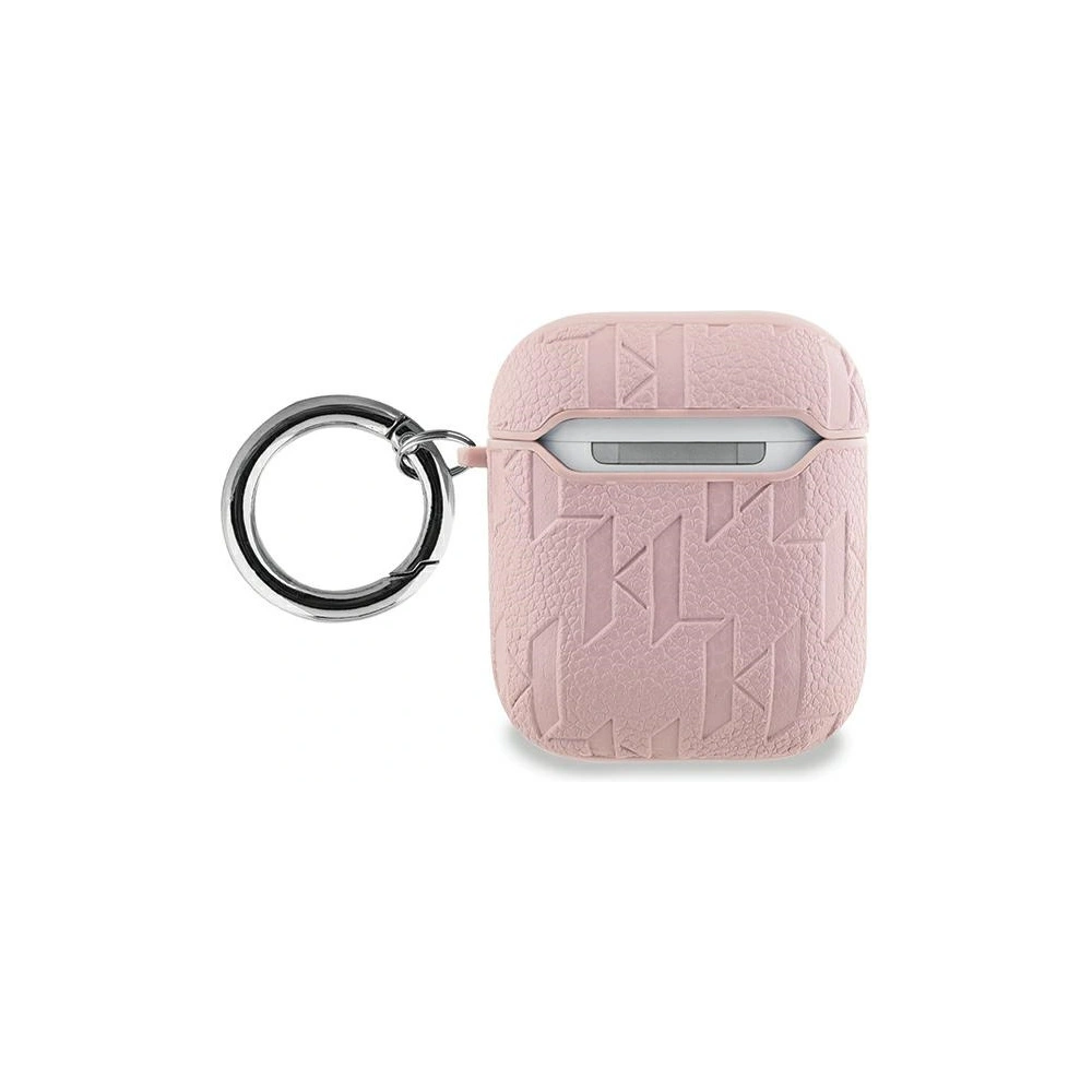 Hurtownia GSM - Etui Karl Lagerfeld KLA2PGCHPP Apple AirPods 1/2 cover Monogram Choupette Head różowy/pink - KLD2034 - {ean13} - Hurt