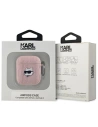 Hurtownia GSM - Etui Karl Lagerfeld KLA2PGCHPP Apple AirPods 1/2 cover Monogram Choupette Head różowy/pink - KLD2034 - {ean13} - Hurt