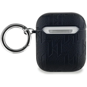 Hurtownia GSM - Etui Karl Lagerfeld KLA2PGKCPK Apple AirPods 1/2 kryt Monogram Karl & Choupette Hlavy černý/black - KLD2035 - {ean13} - Hurt