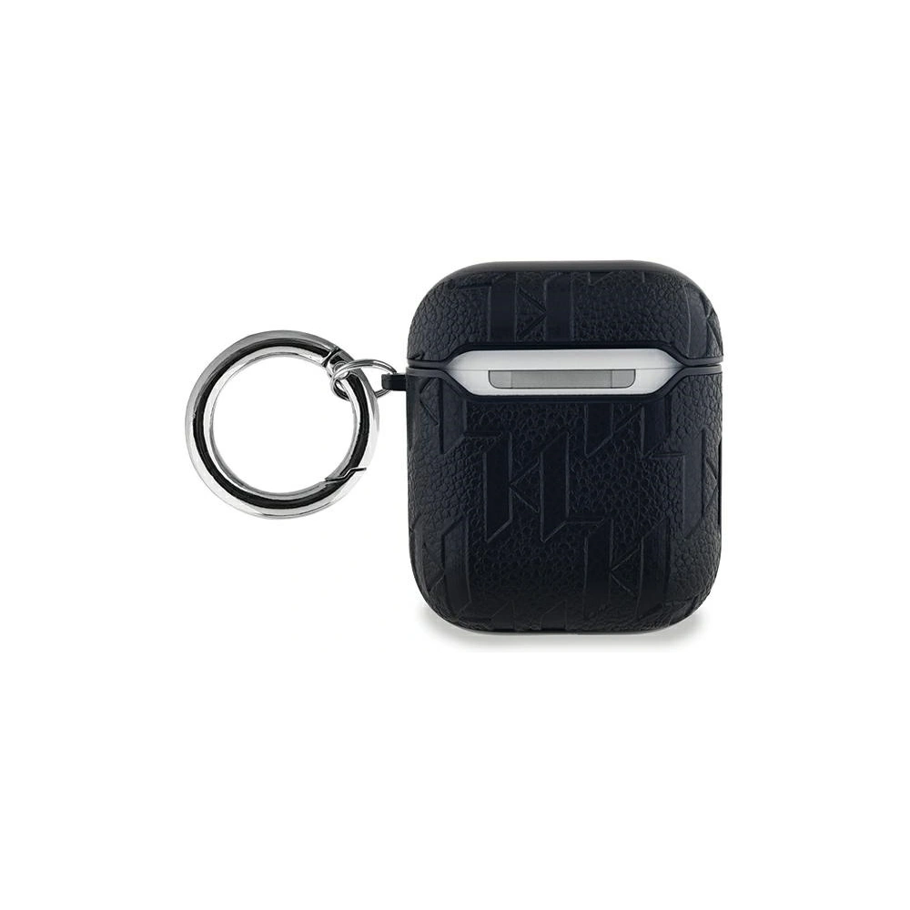 Hurtownia GSM - Case Karl Lagerfeld KLA2PGKCPK Apple AirPods 1/2 Hülle Monogramm Karl & Choupette Kopf schwarz/black - KLD2035 - {ean13} - Hurt
