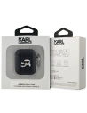 Hurtownia GSM - Case Karl Lagerfeld KLA2PGKCPK Apple AirPods 1/2 Hülle Monogramm Karl & Choupette Kopf schwarz/black - KLD2035 - {ean13} - Hurt