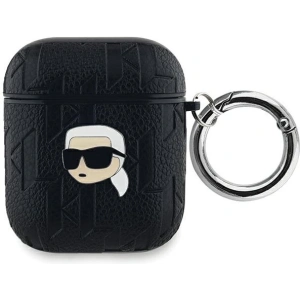 Hurtownia GSM - Etui Karl Lagerfeld KLA2PGKIPK Apple AirPods 1/2 kryt Monogram Karl Head černý/black - KLD2037 - {ean13} - Hurt