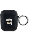 Etui Karl Lagerfeld KLA2PGKIPK Apple AirPods 1/2 cover Monogram Karl Head czarny/black
