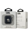 Hurtownia GSM - Etui Karl Lagerfeld KLA2PGKIPK Apple AirPods 1/2 cover Monogram Karl Head czarny/black - KLD2037 - {ean13} - Hurt