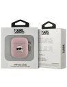 Hurtownia GSM - Etui Karl Lagerfeld KLA2PGKIPP Apple AirPods 1/2 cover Monogram Karl Head różowy/pink - KLD2038 - {ean13} - Hurt