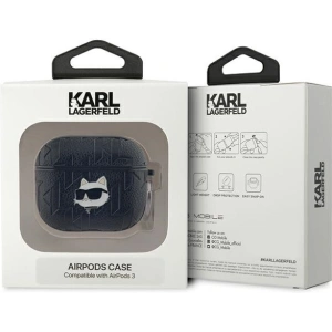 Hurtownia GSM - Etui Karl Lagerfeld KLA3PGCHPK Apple kryt na AirPods 3 Monogram Choupette Head černý/black - KLD2039 - {ean13} - Hurt