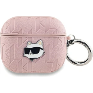 Hurtownia GSM - Etui Karl Lagerfeld KLA3PGCHPP Apple AirPods 3 kryt Monogram Choupette Head růžový/pink - KLD2040 - {ean13} - Hurt