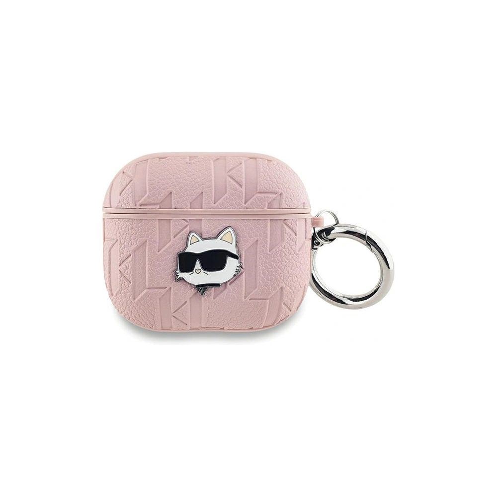 Hurtownia GSM - Etui Karl Lagerfeld KLA3PGCHPP Apple AirPods 3 kryt Monogram Choupette Head růžový/pink - KLD2040 - {ean13} - Hurt