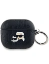 Etui Karl Lagerfeld KLA3PGKCPK Apple AirPods 3 husă Monogram Karl & Choupette Head negru/black