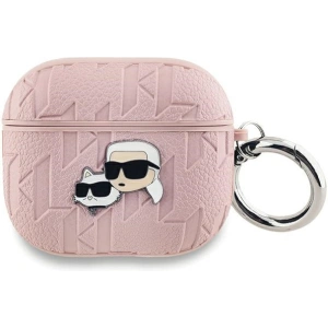 Hurtownia GSM - Case Karl Lagerfeld KLA3PGKCPP Apple AirPods 3 Hülle Monogramm Karl & Choupette Kopf rosa/pink - KLD2042 - {ean13} - Hurt