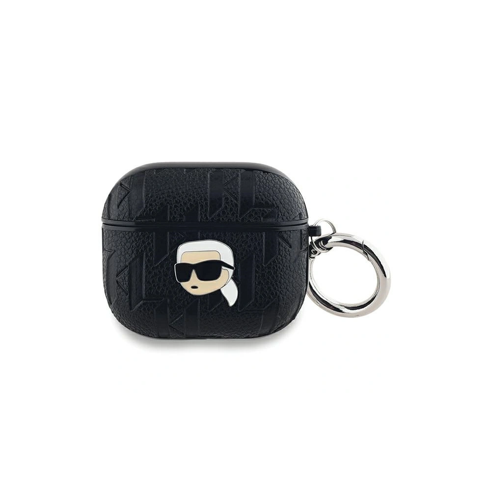 Hurtownia GSM - Etui Karl Lagerfeld KLA3PGKIPK Apple AirPods 3 tok Monogram Karl Head fekete/black - KLD2043 - {ean13} - Hurt