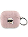 Etui Karl Lagerfeld KLA3PGKIPP Apple AirPods 3 tok Monogram Karl Head rózsaszín/pink