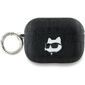 Hurtownia GSM - Etui Karl Lagerfeld KLAP2PGCHPK Apple AirPods Pro (2. generace) obal Monogram Choupette Head černý/black - KLD2045 - {ean13} - Hurt