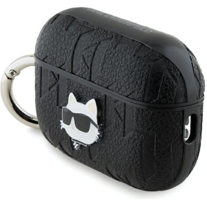 Hurtownia GSM - Etui Karl Lagerfeld KLAP2PGCHPK Apple AirPods Pro (2. generace) obal Monogram Choupette Head černý/black - KLD2045 - {ean13} - Hurt