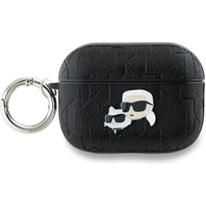 Hurtownia GSM - Etui Karl Lagerfeld KLAP2PGKCPK Apple AirPods Pro (2. generace) kryt Monogram Karl & Choupette Head černý/black - KLD2046 - {ean13} - Hurt