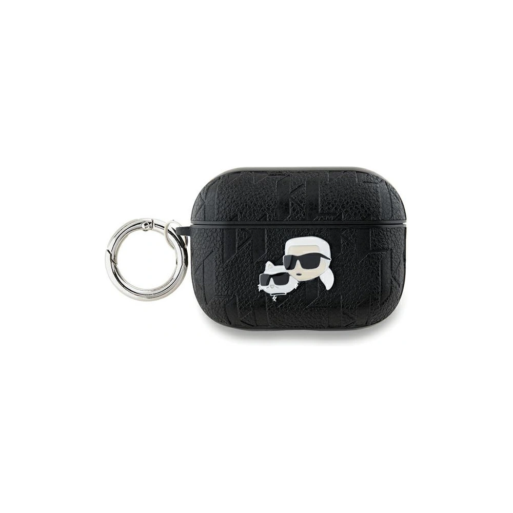 Hurtownia GSM - Etui Karl Lagerfeld KLAP2PGKCPK Apple AirPods Pro (2. generace) kryt Monogram Karl & Choupette Head černý/black - KLD2046 - {ean13} - Hurt