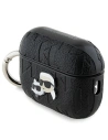 Hurtownia GSM - Etui Karl Lagerfeld KLAP2PGKCPK Apple AirPods Pro (2. generace) kryt Monogram Karl & Choupette Head černý/black - KLD2046 - {ean13} - Hurt