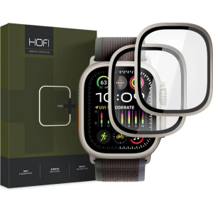 Hurtownia GSM - Gehärtetes Glas Hofi Glass Ring Apple Watch Ultra 1 / 2 49mm Titan [2 PACK] - HOFI506 - {ean13} - Hurt