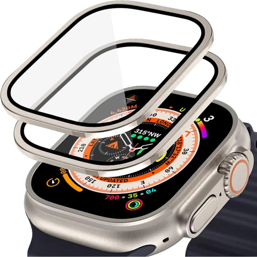 Hurtownia GSM - Tvrzené sklo Hofi Glass Ring Apple Watch Ultra 1 / 2 49mm Titanium [2 PACK] - HOFI506 - {ean13} - Hurt
