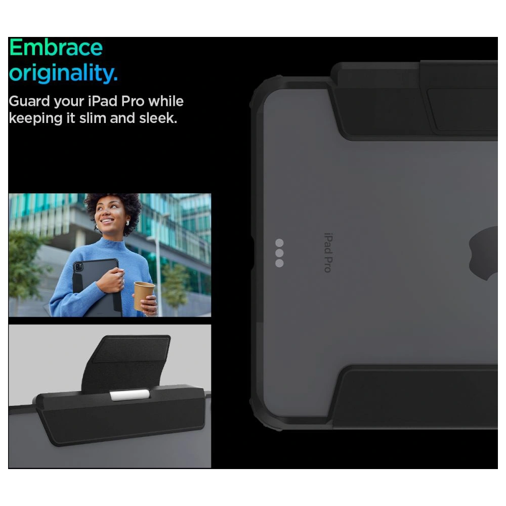 Wholesale Spigen Ultra Hybrid Pro Apple iPad Pro 11" 2024 (5 gen) Black - SPN3421 - {ean13} - Hurt