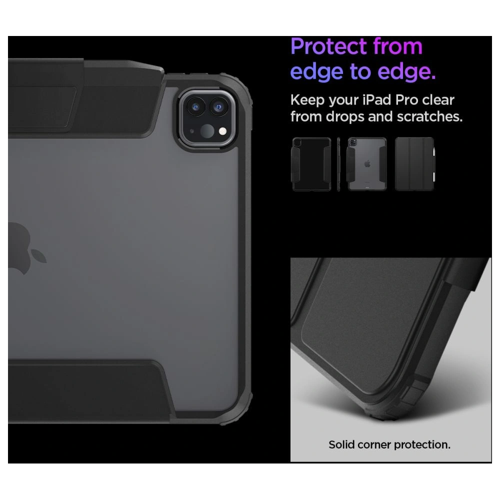 Hurtownia GSM - Case Spigen Ultra Hybrid Pro Apple iPad Pro 11" 2024 (5. Generation) Schwarz - SPN3421 - {ean13} - Hurt