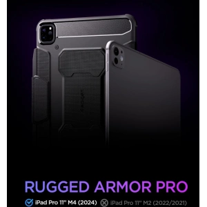 Etui Spigen Rugged Armor Pro Apple iPad Pro 11" 2024 (5. generacji) Black