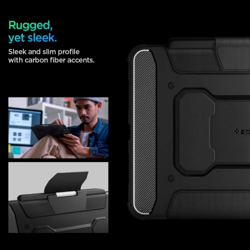 Etui Spigen Rugged Armor Pro Apple iPad Pro 11" 2024 (5. generacji) Black