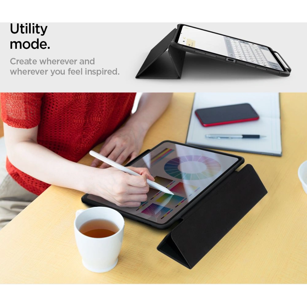 Wholesale Spigen Rugged Armor Pro Apple iPad Pro 11" 2024 (5 gen) Black - SPN3422 - {ean13} - Hurt