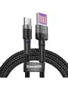 Hurtownia GSM - Kabel USB-C Baseus Cafule Huawei SuperCharge, QC 3.0, 5A 1m (czarno-szary) - BSU693BLKGRY - {ean13} - Hurt