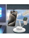 Hurtownia GSM - Ładowarka indukcyjna 3w1 Tech-Protect A35 QI 15W Magnetic Magsafe Wireless Charger + kabel USB-C / USB-C 100cm white - THP2852 - {ean13} - Hurt