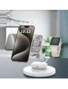 Hurtownia GSM - Indukční nabíječka 3w1 Tech-Protect A35 QI 15W Magnetic Magsafe bezdrátová nabíječka + kabel USB-C / USB-C 100cm bílý - THP2852 - {ean13} - Hurt